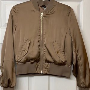 Cute Brown Bomber jacket